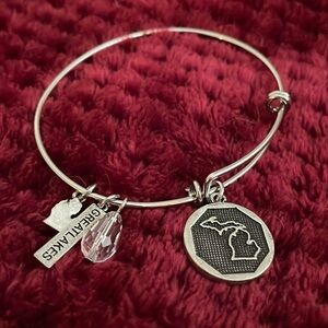 Michigan bangle bracelet Great Lakes Charms